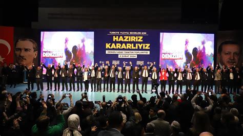 Cumhur İttifakı'nın Denizli'deki belediye başkan adayları tanıtıldı - Son Dakika Haberleri
